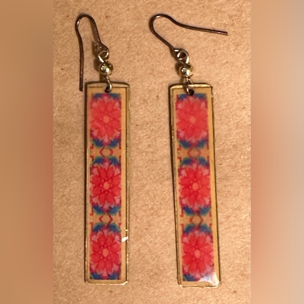 ModCloth Floral Drop Earrings